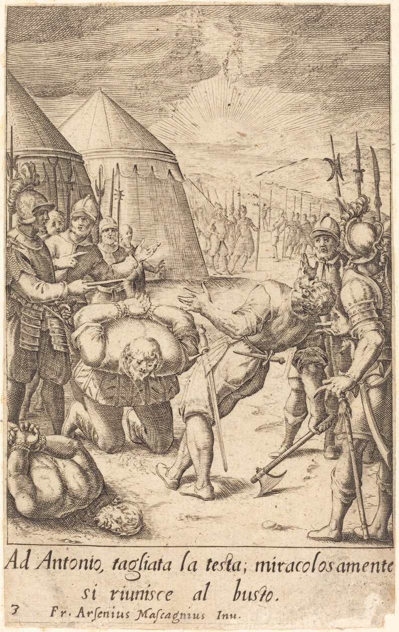 The Decapitated by Jacques Callot after Donato Mascagni