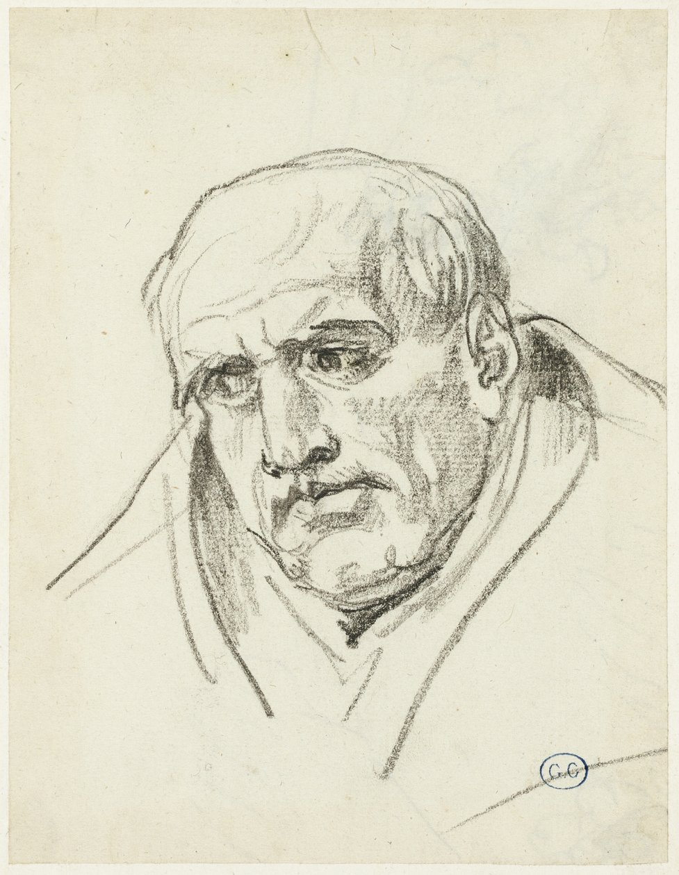 Bust of an Older Man by Jacques Louis David