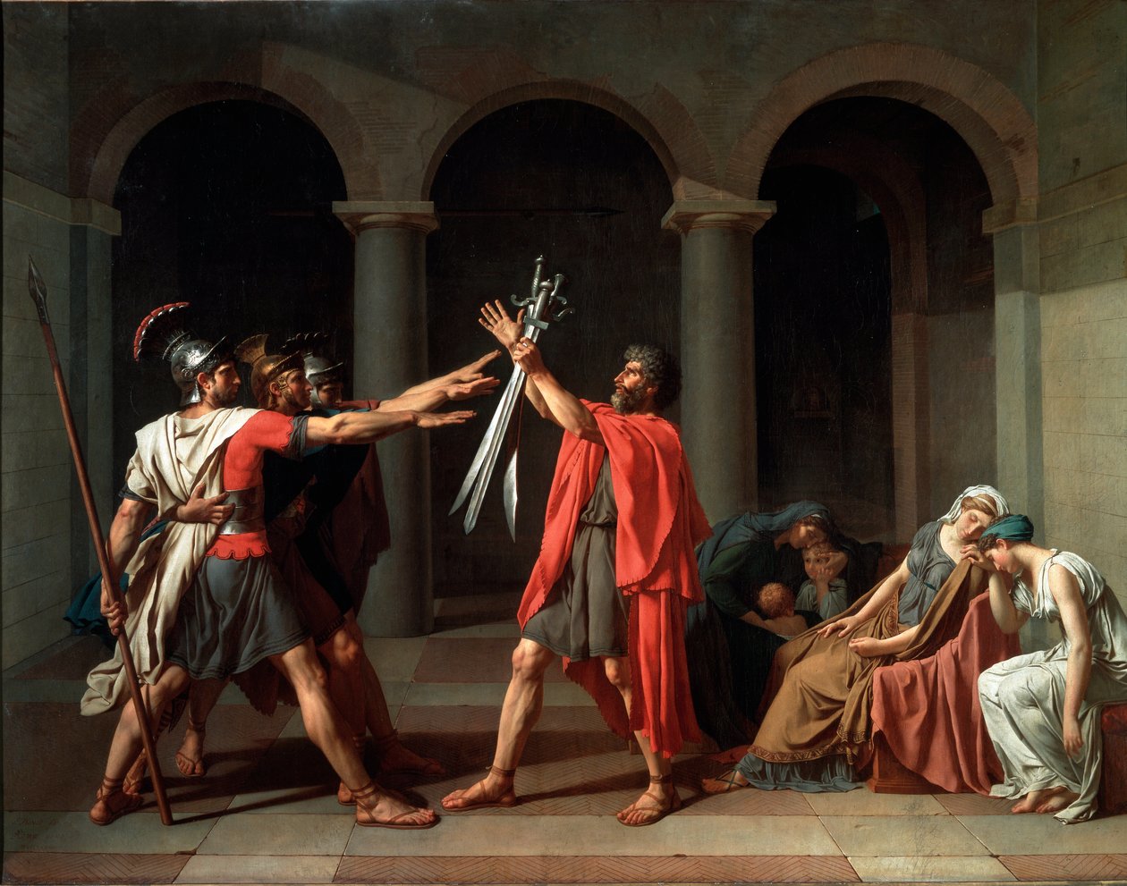 Oath of the Horatii by Jacques Louis David