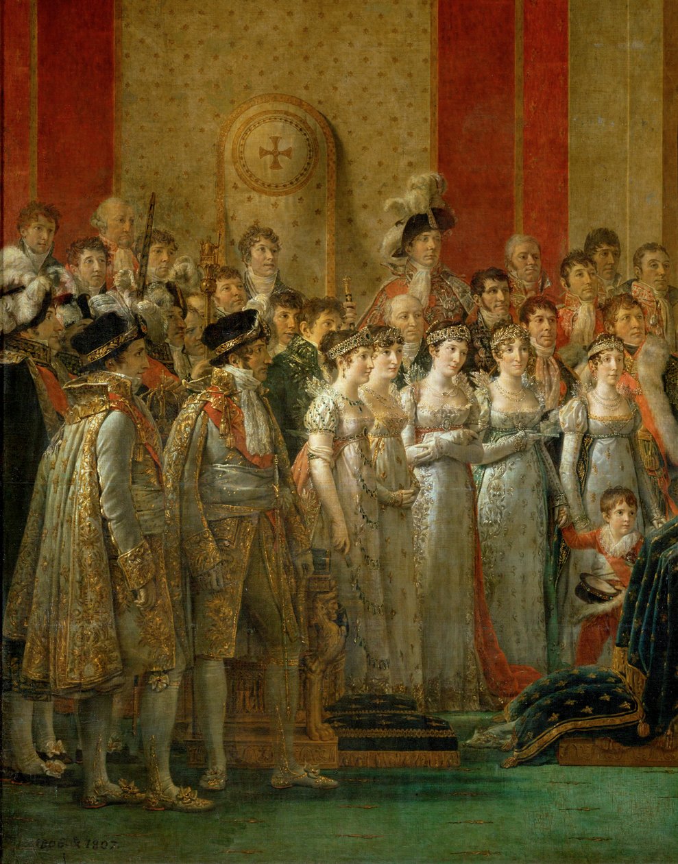 The Coronation of Napoleon in Notre-Dame by Jacques Louis David