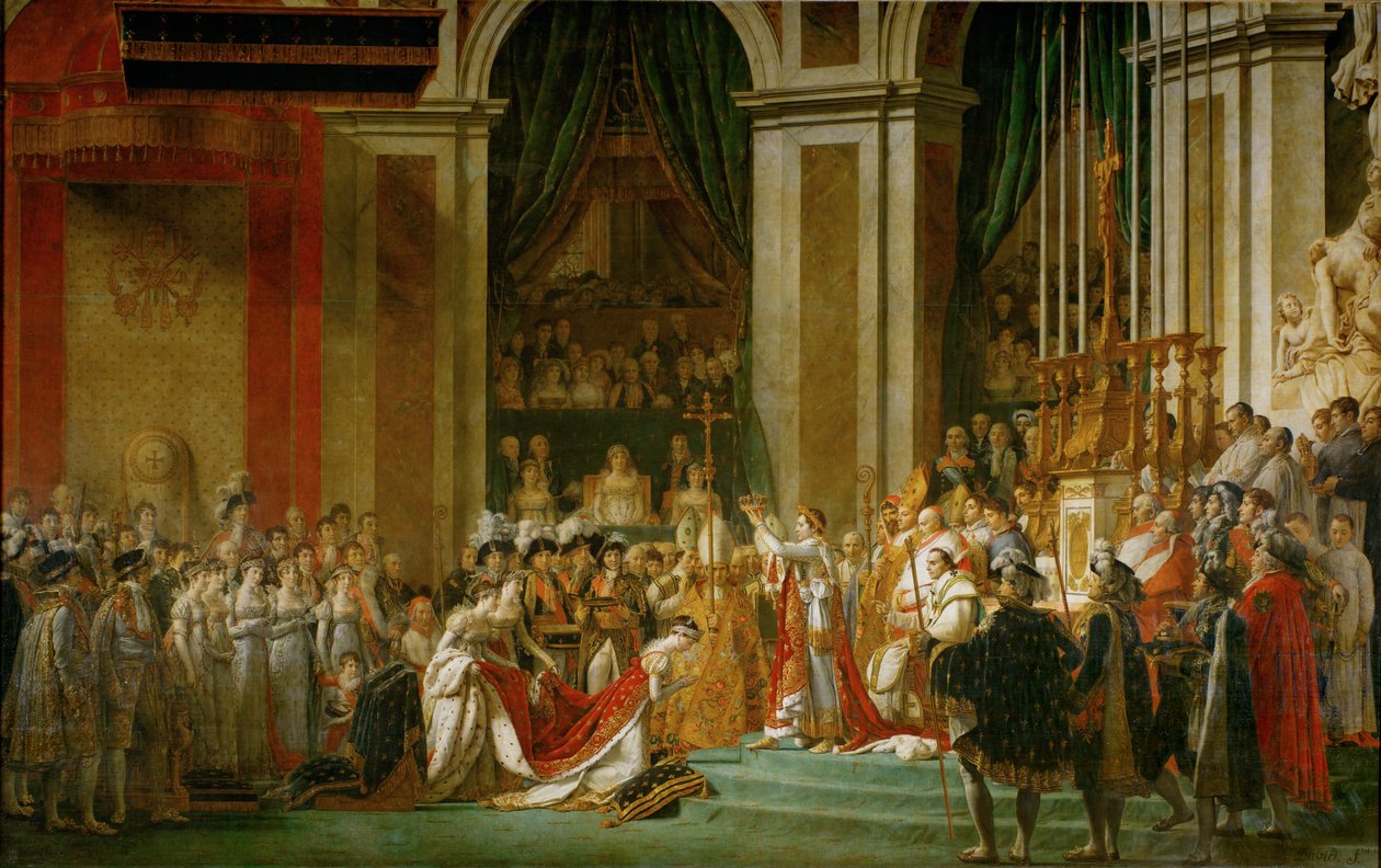 The Coronation of Napoleon in Notre-Dame by Jacques Louis David