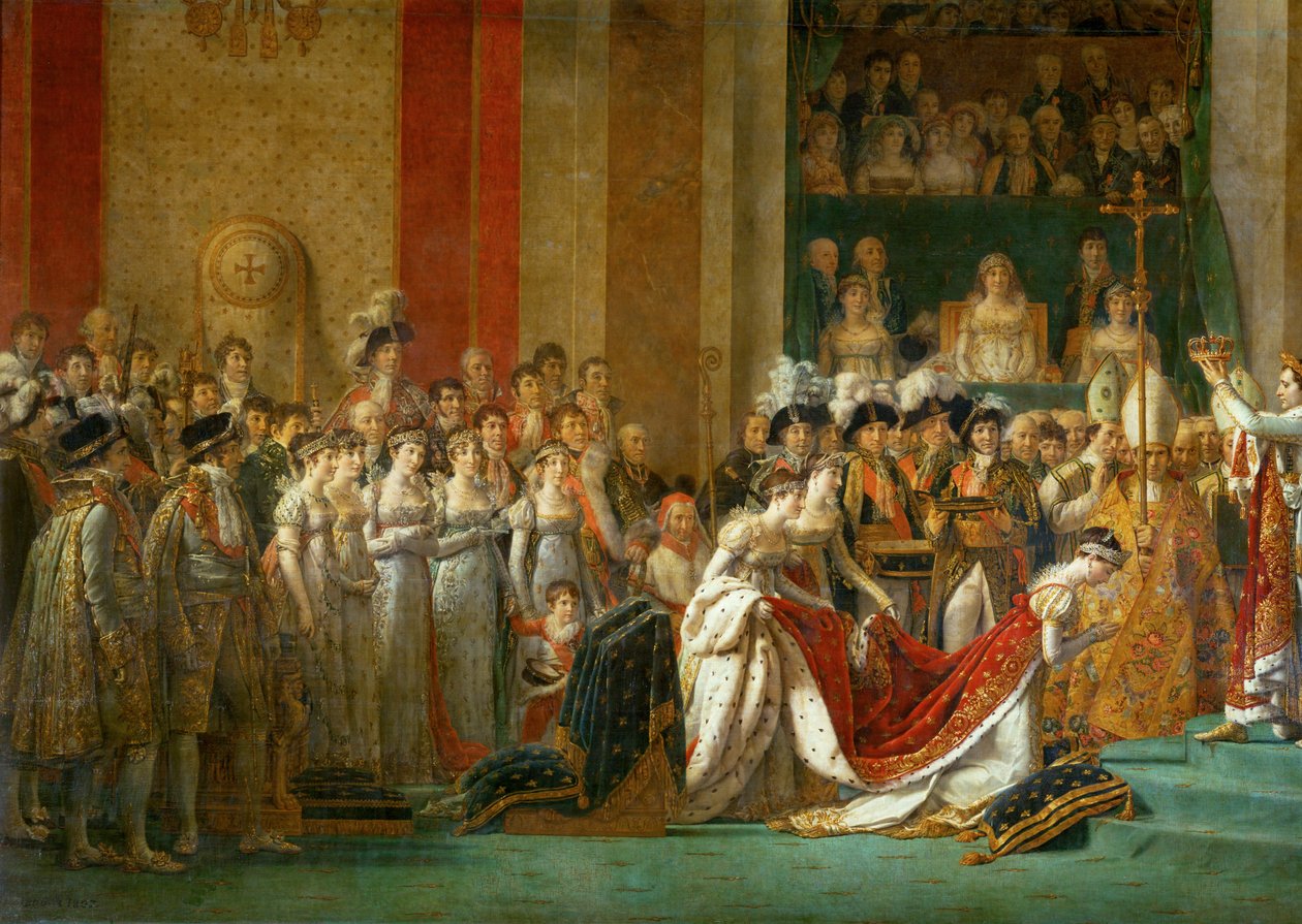 The Coronation of Napoleon in Notre-Dame by Jacques Louis David
