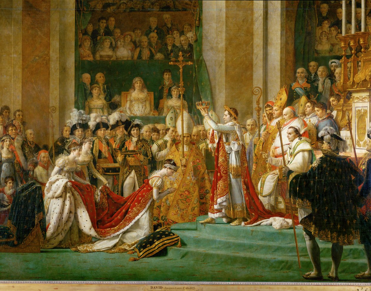 The Coronation of Napoleon in Notre-Dame by Jacques Louis David