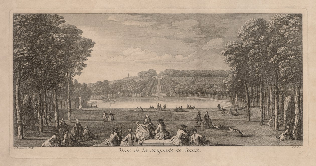 View of the Cascade de Seaux by Jacques Rigaud