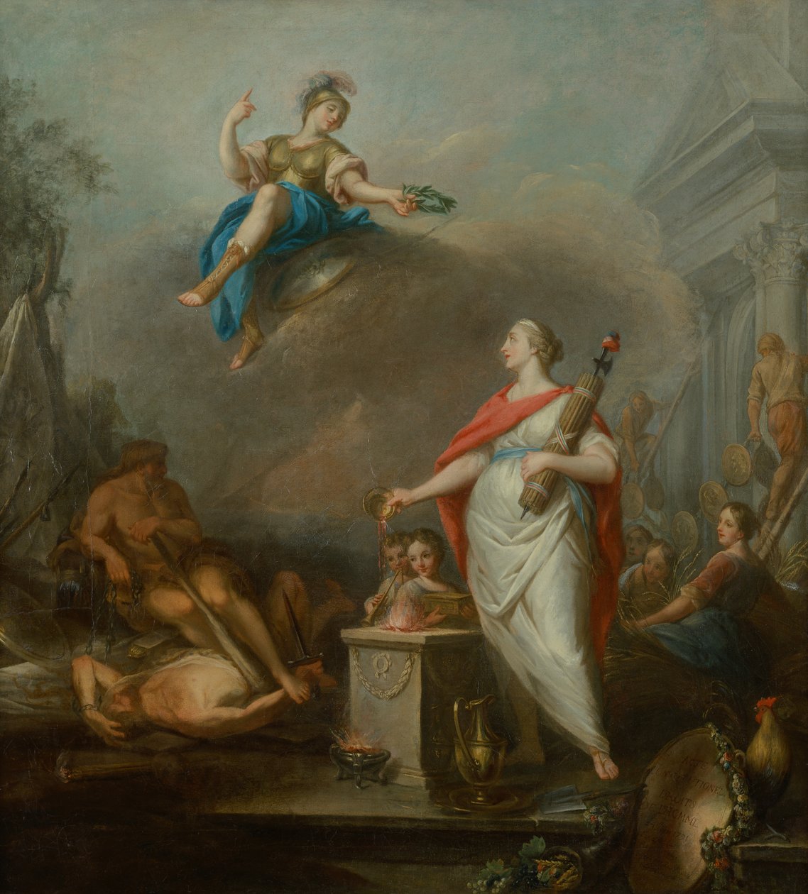 Allegory of the Revolution of 1789 by Jacques Wilbaut