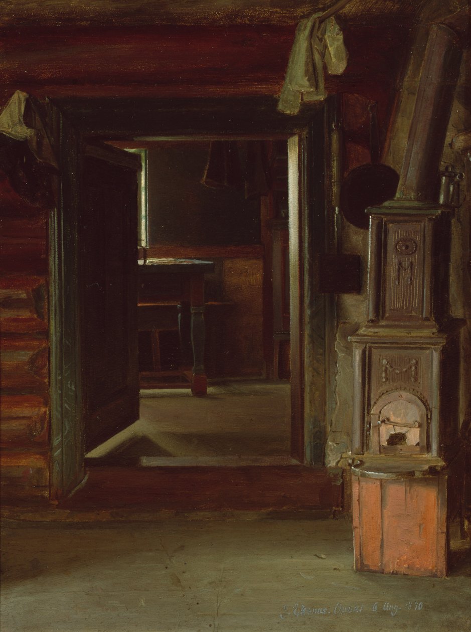 Interior, August 1870 by Jahn Ekenaes