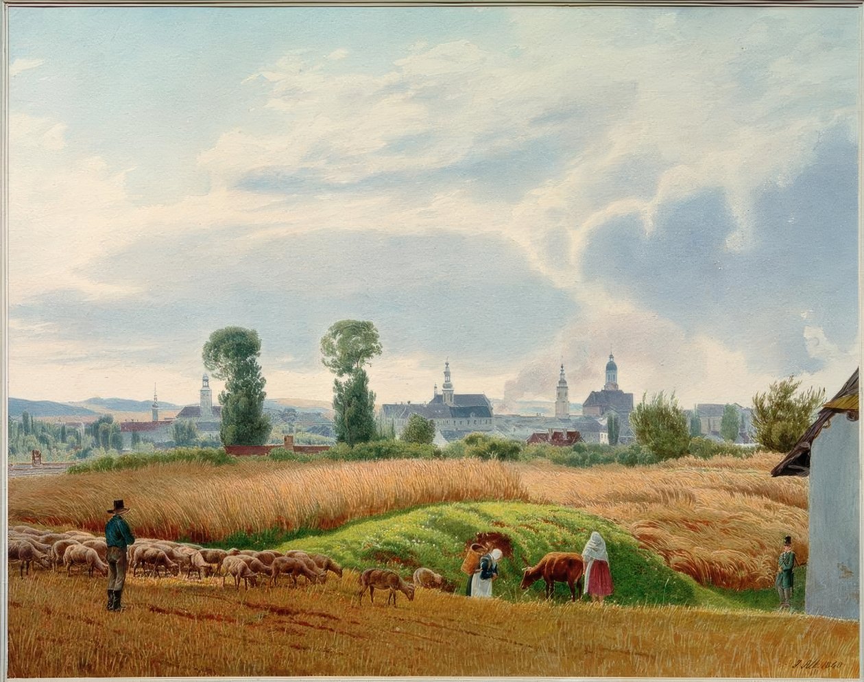 View of Opava by Jakob Alt
