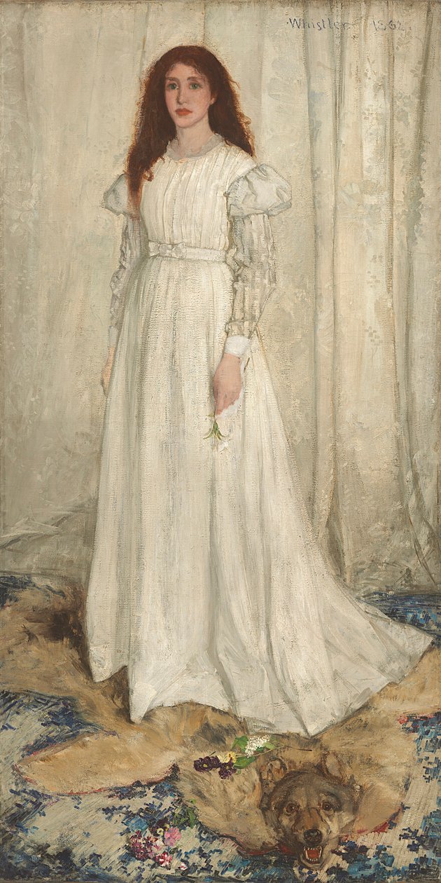 Symphony in White, No. 1: The White Girl, 1862 by James Abbott McNeill Whistler