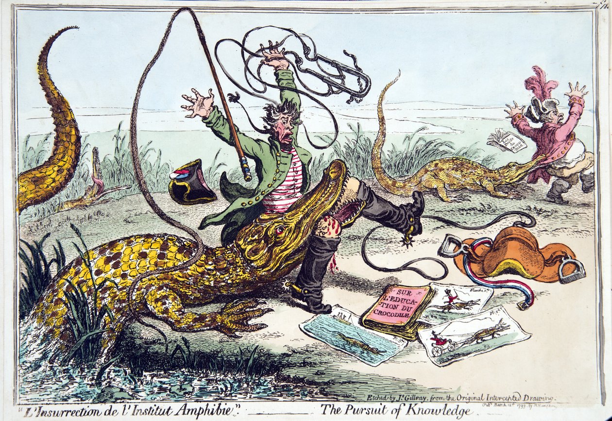 The Pursuit of Knowledge by James Gillray
