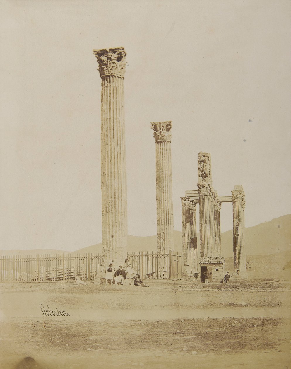 View of the Temple of Olympian Zeus from the West by James Robertson