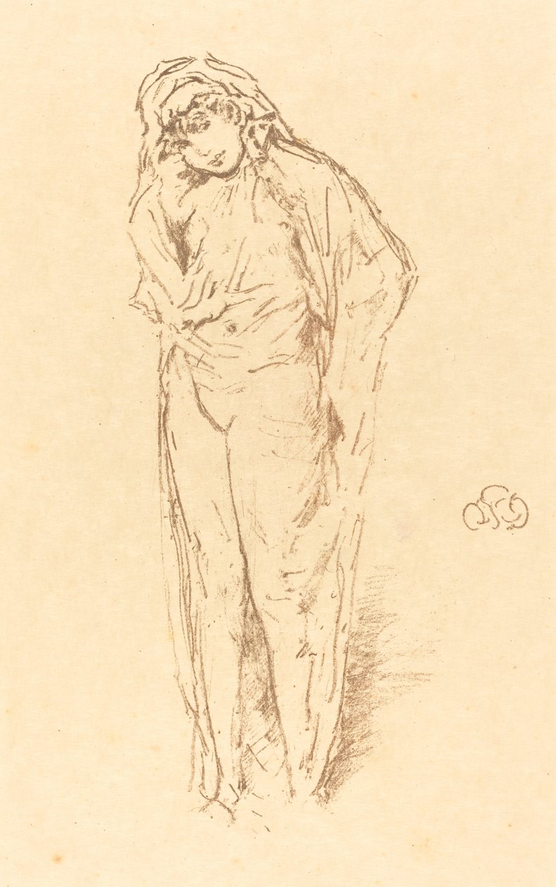 Draped Figure, Standing by James Abbott McNeill Whistler