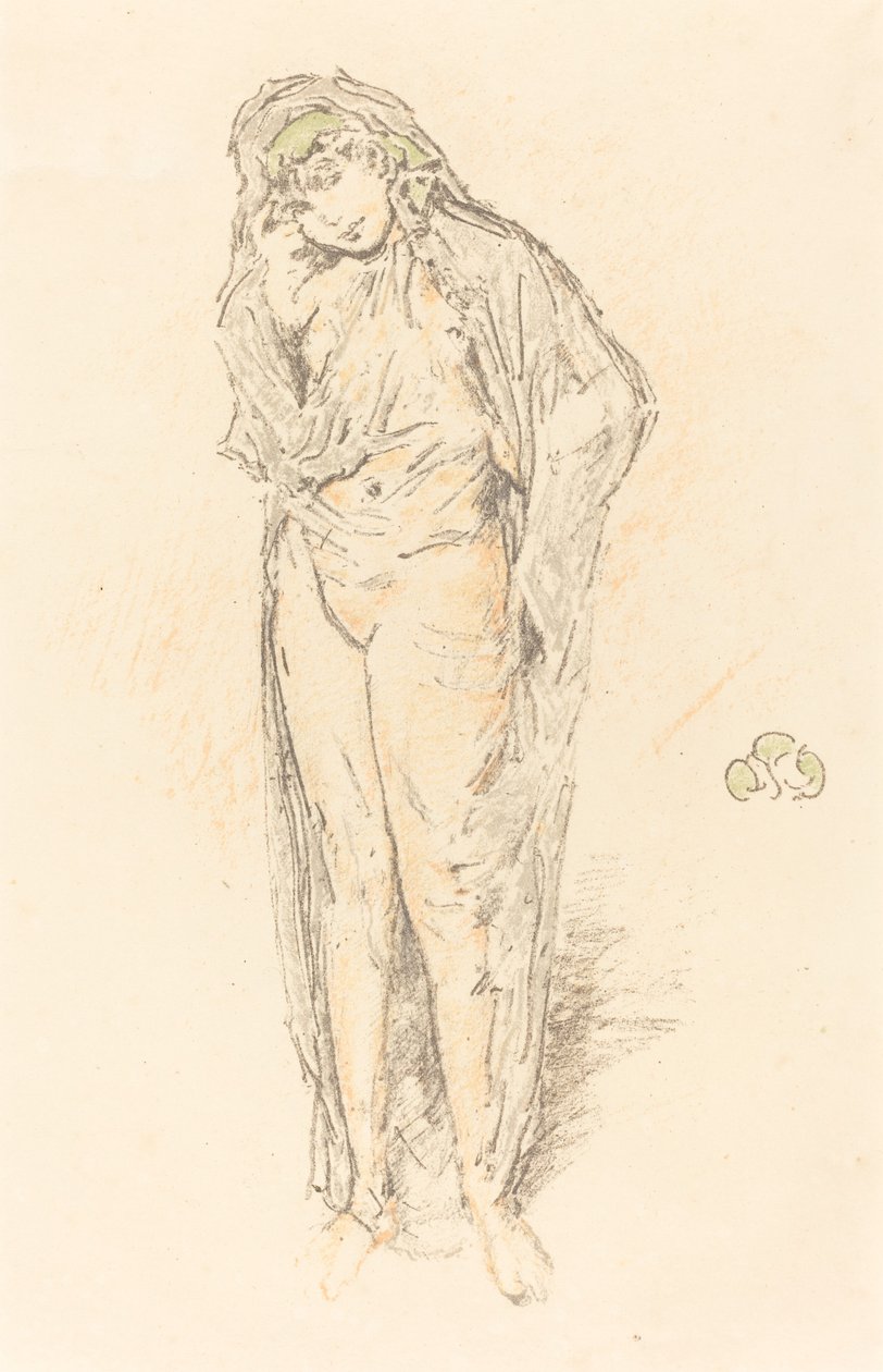 Draped Figure, Standing by James Abbott McNeill Whistler