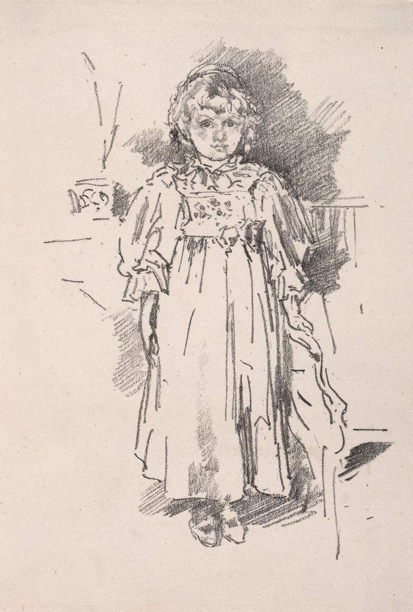 Little Evelyn, 1896 by James Abbott McNeill Whistler