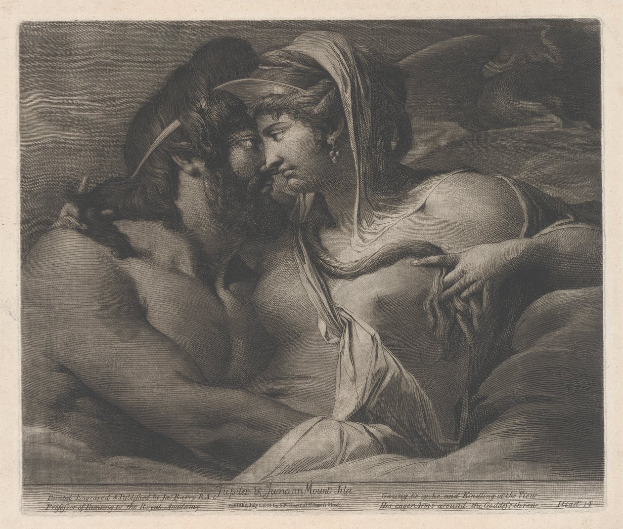 Jupiter and Juno on Mount Ida by James Barry