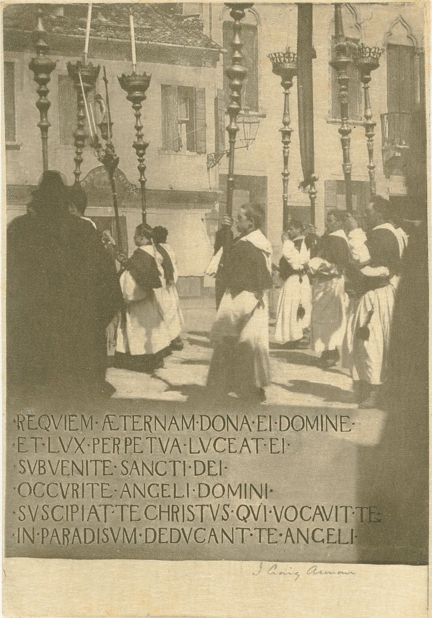A Venetian Requiem by James Craig Annan