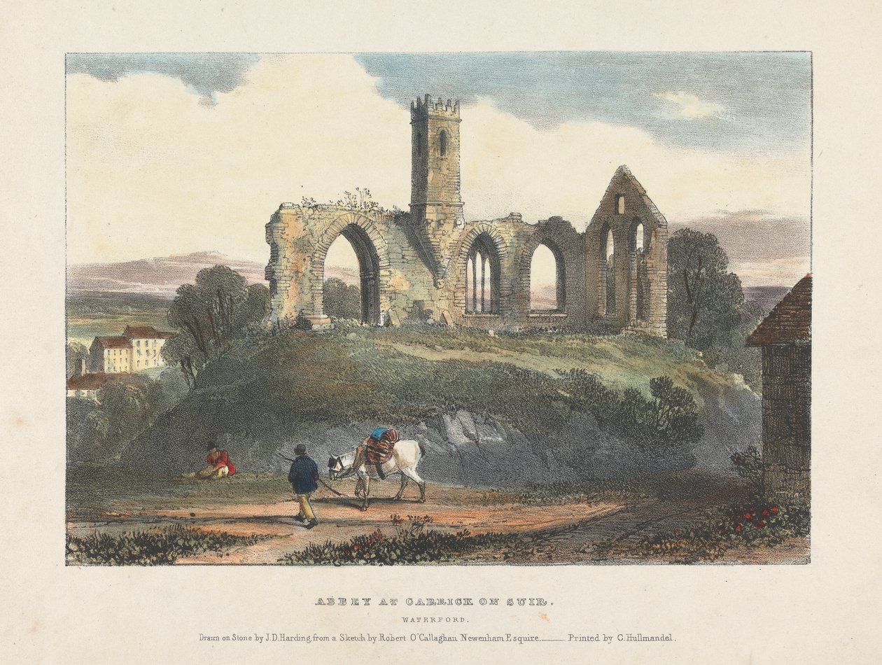 Abbey at Carrick on Suir by James Duffield Harding