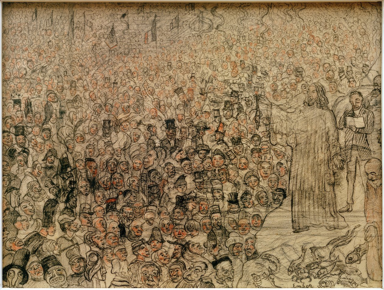 The Multiplication of the Fish by James Sidney Ensor