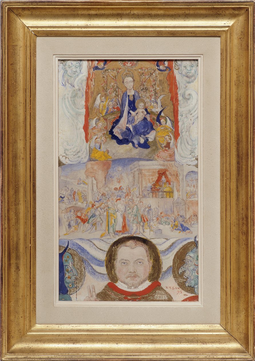 Portrait of Eugene Demolder by James Ensor