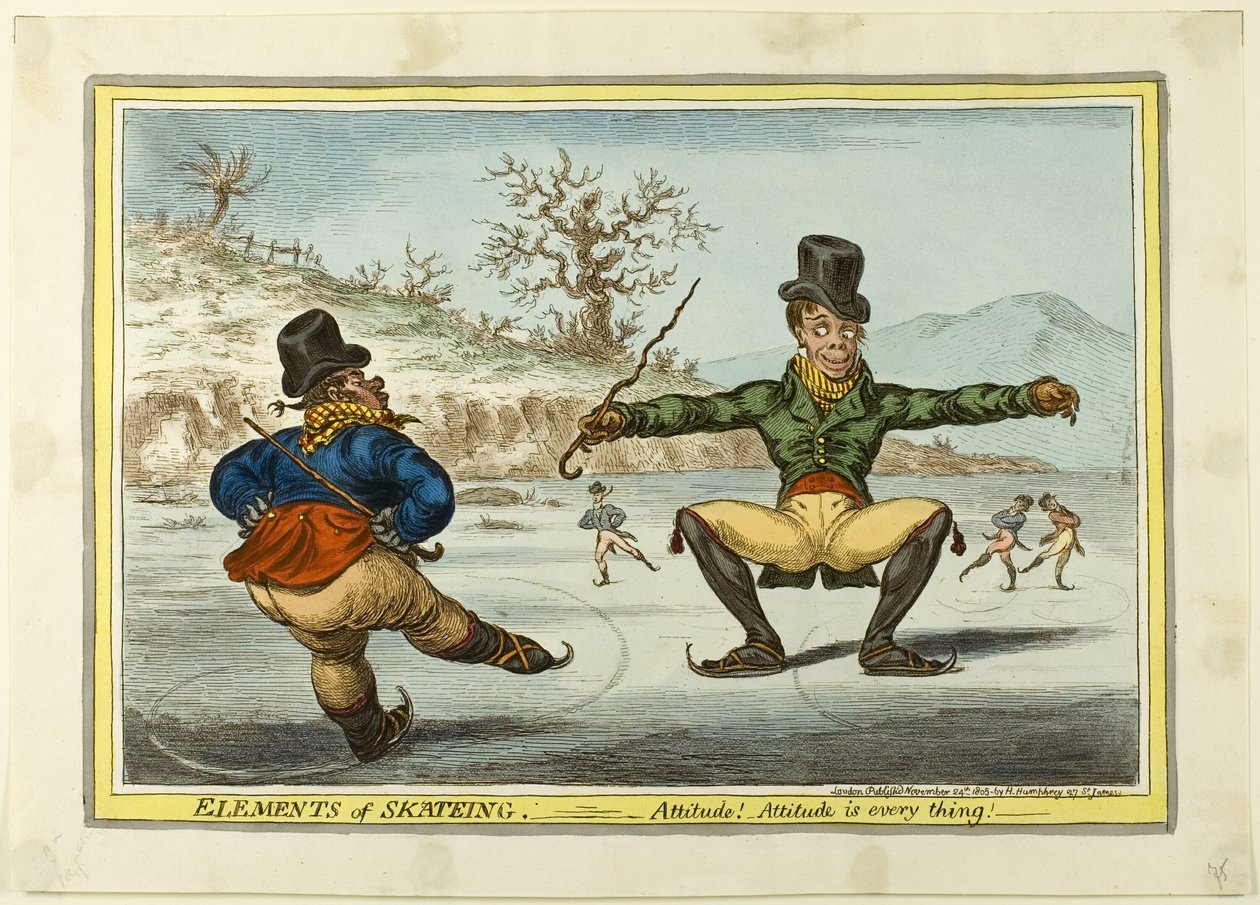 The Elements of Skating: Attitude is Everything by James Gillray
