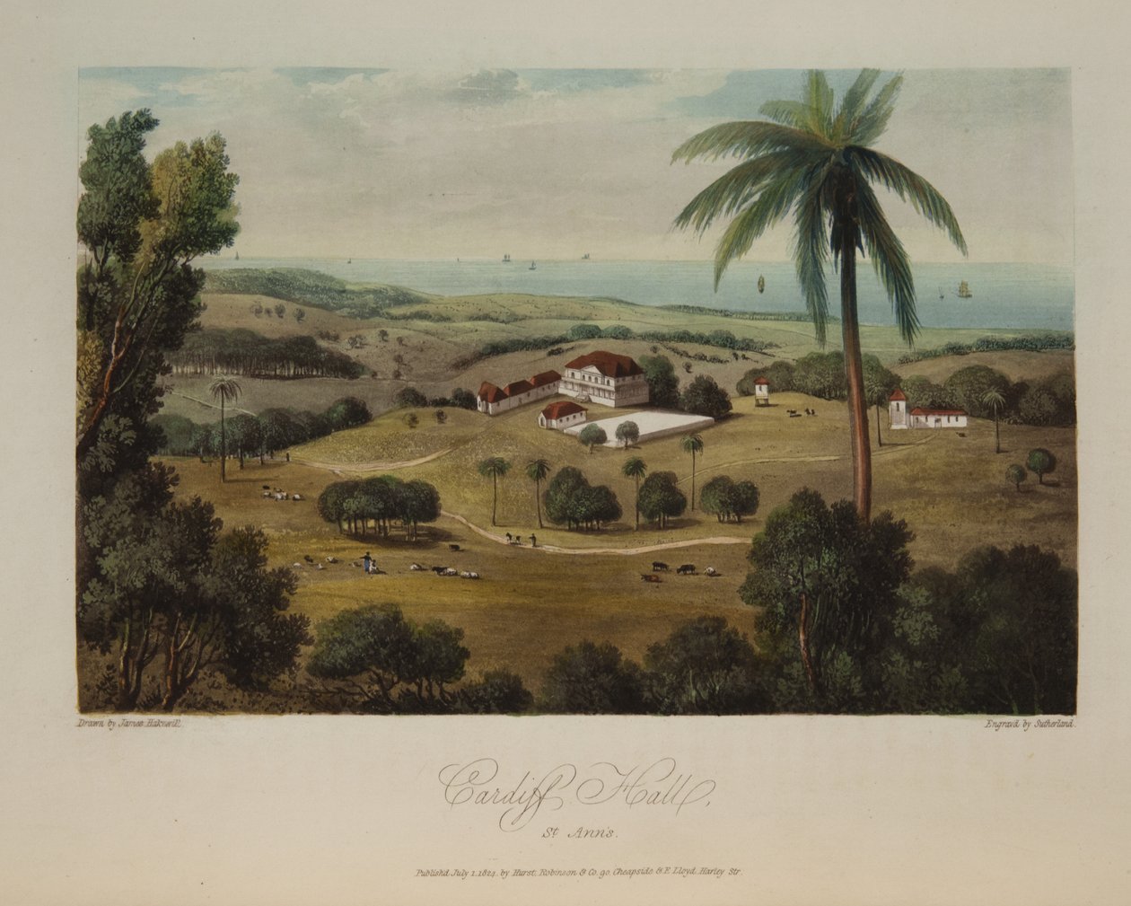 Cardiff Hall, St. Anns by James Hakewill