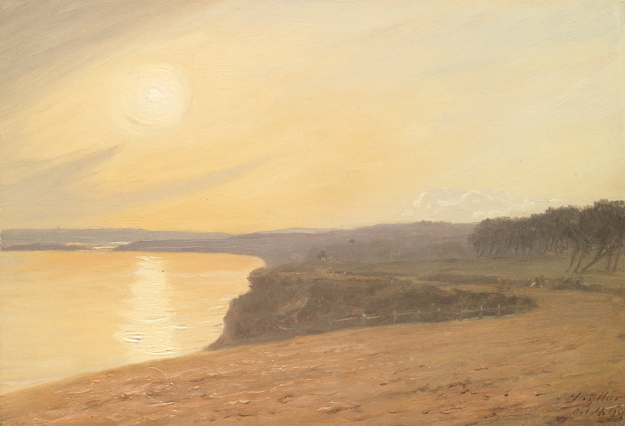 Sunset, near Bournemouth by James Hayllar