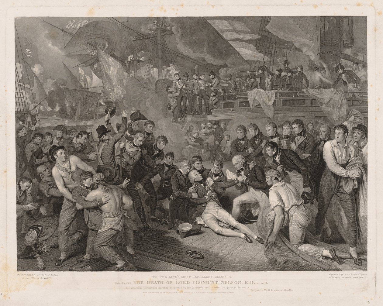 Death of Lord Nelson by James Heath