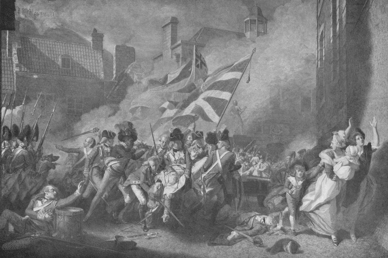 Death of Major Pierson by James Heath