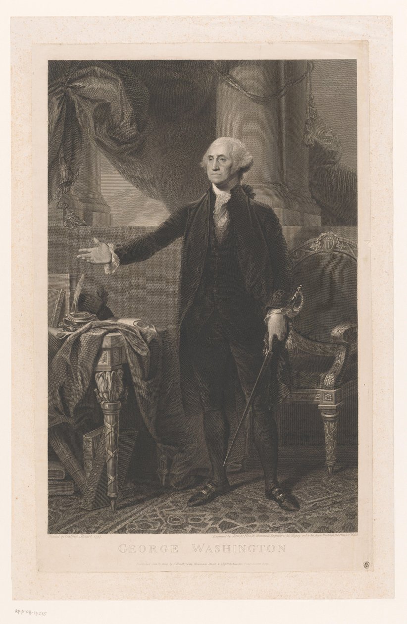 Portrait of George Washington by James Heath