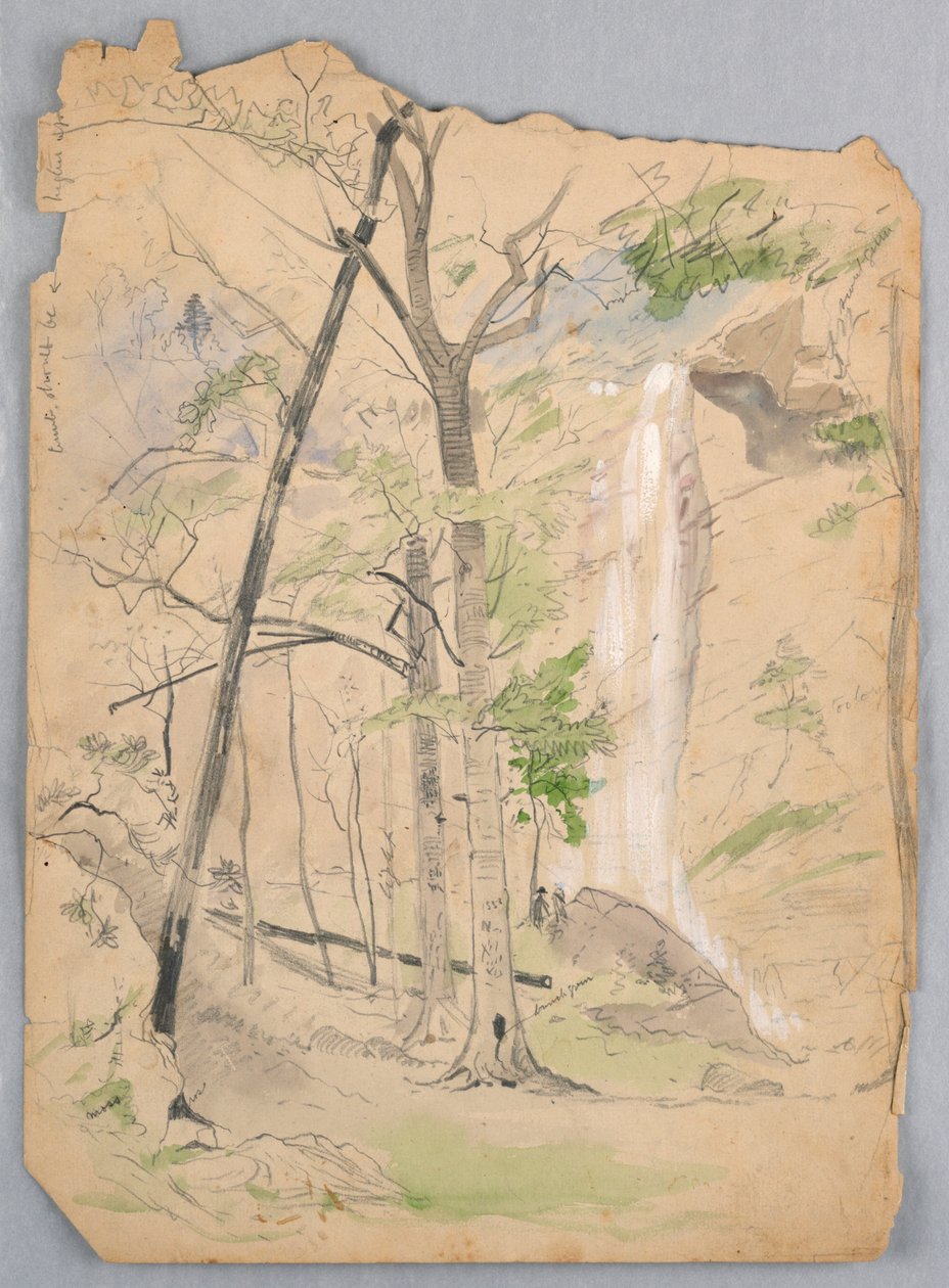 Waterfall by James Henry Moser