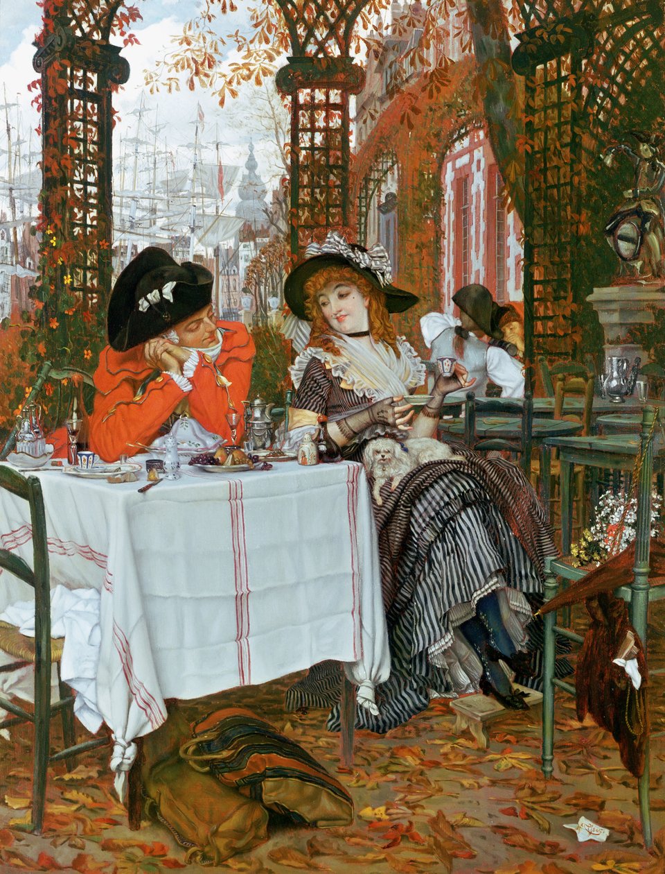 A Luncheon (c.1868) by James Jacques Joseph Tissot