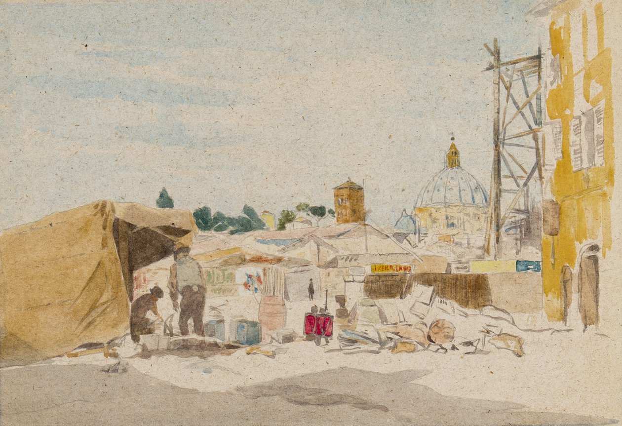 Building site: Rome by James Kerr Lawson