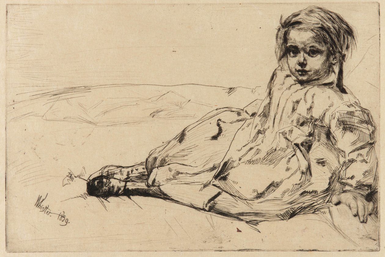 Bibi Valentin by James Abbott McNeill Whistler