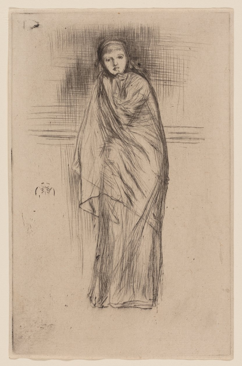 Draped Model by James Abbott McNeill Whistler