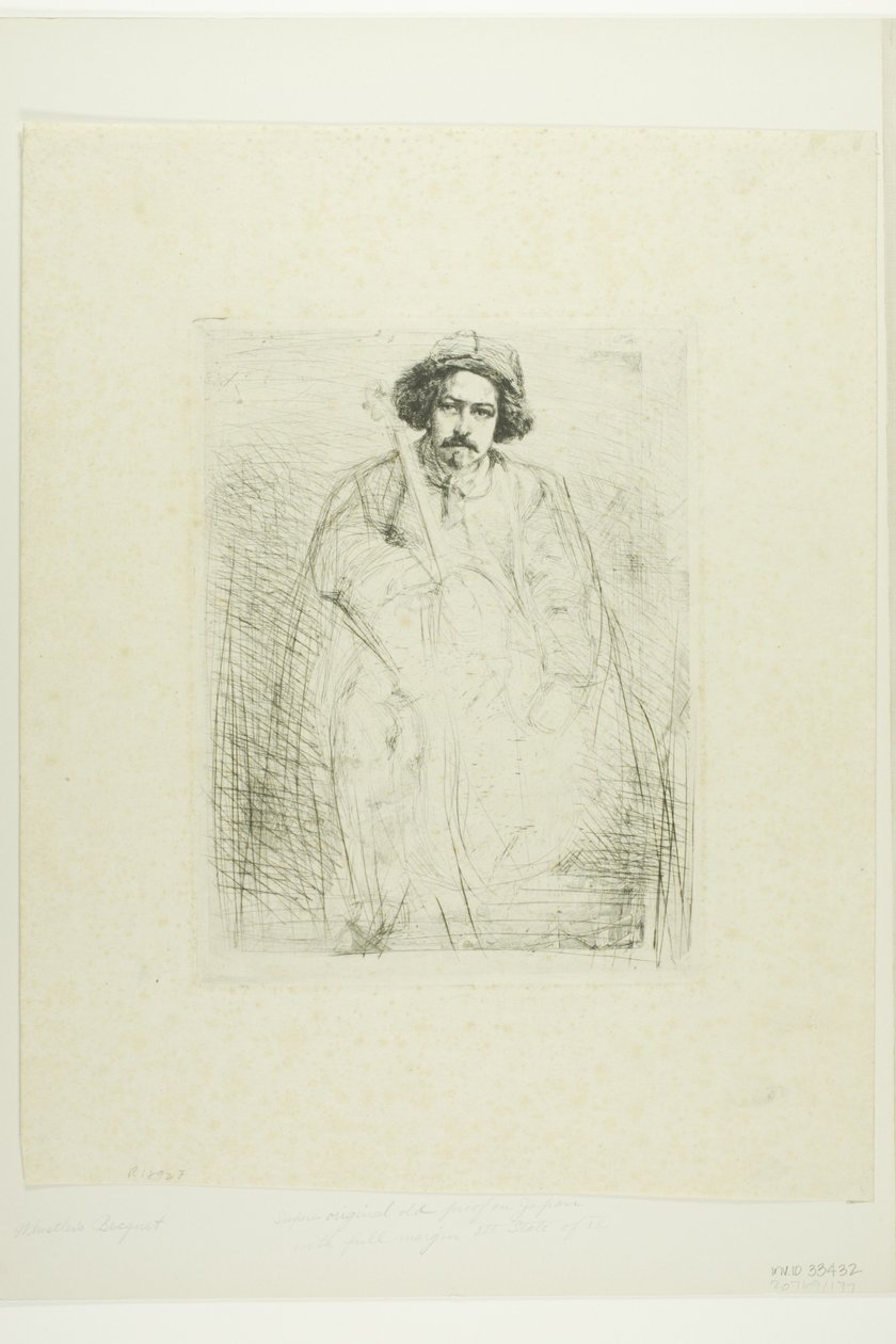 J. Becquet, Sculptor by James Abbott McNeill Whistler