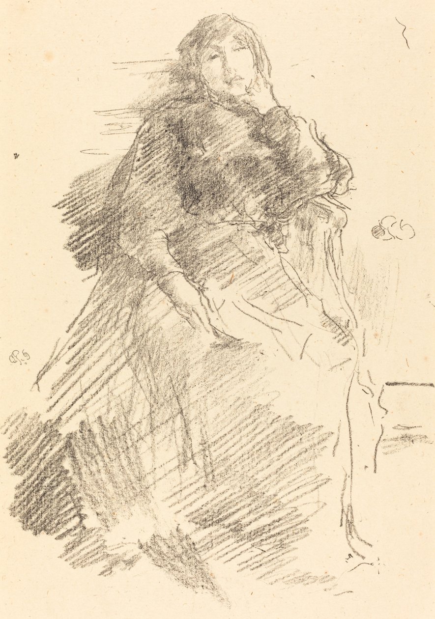 The Beautiful Lazy Lady by James Abbott McNeill Whistler