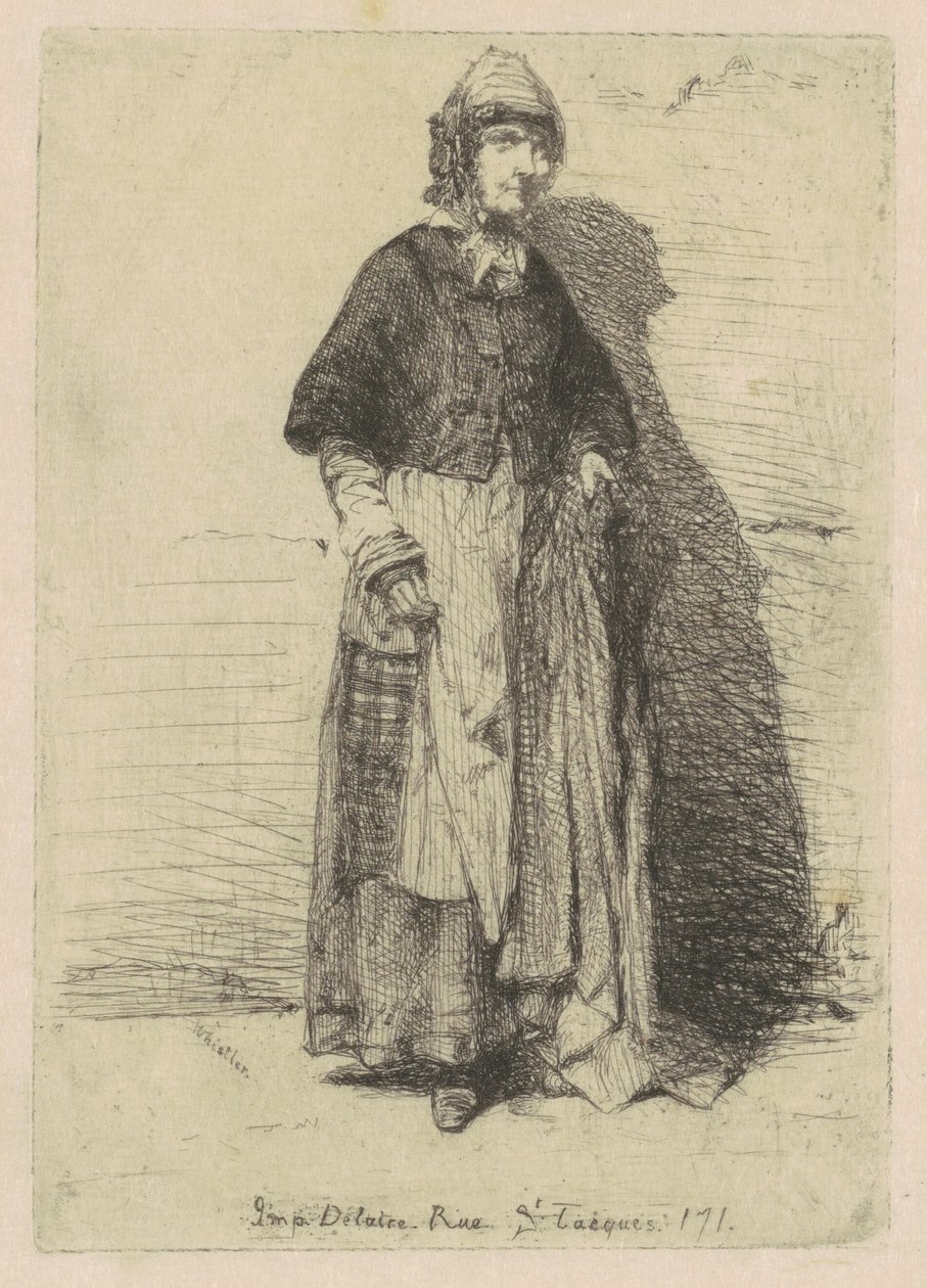 Mother Gérard by James Abbott McNeill Whistler