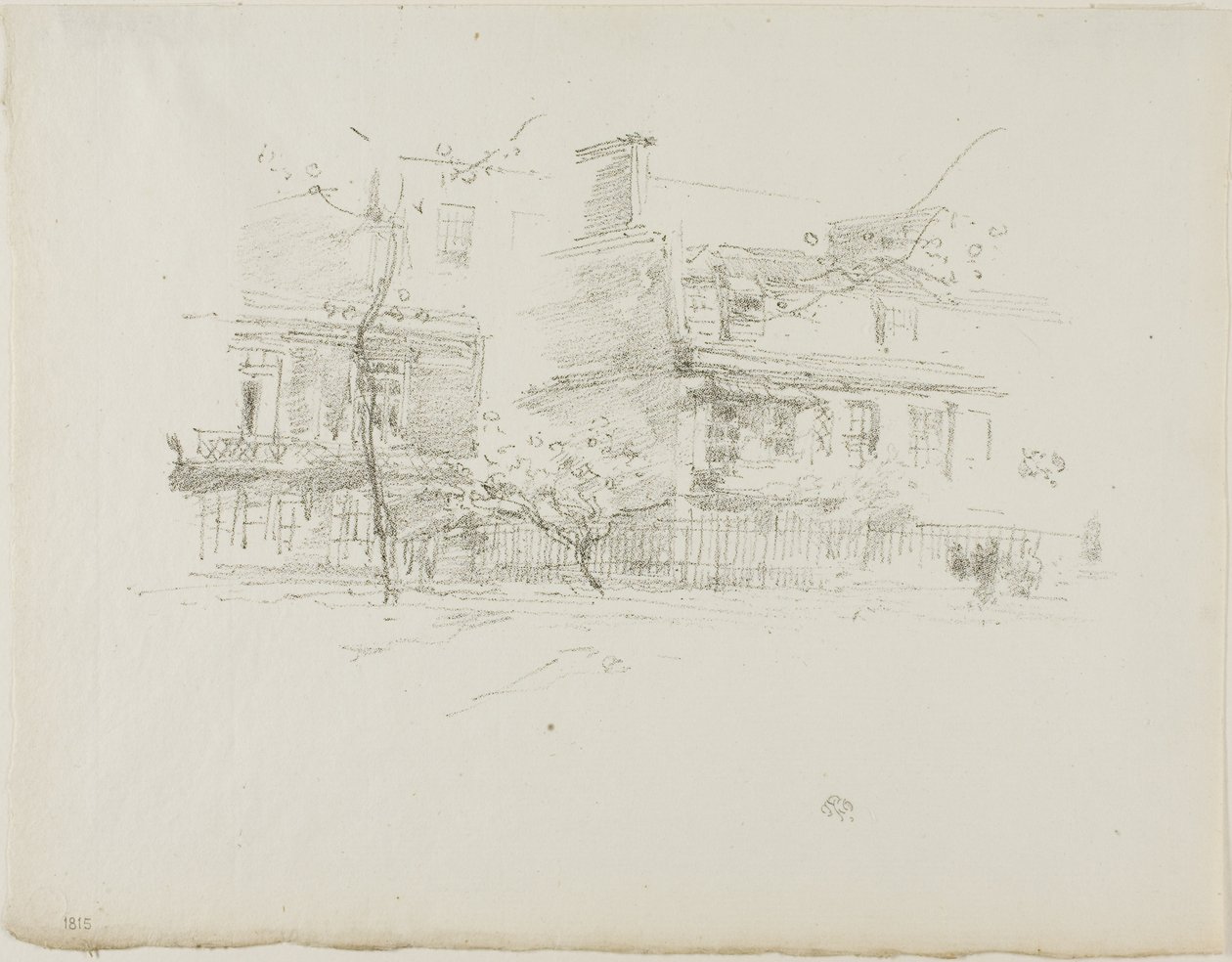 Lindsey Row, Chelsea by James Abbott McNeill Whistler