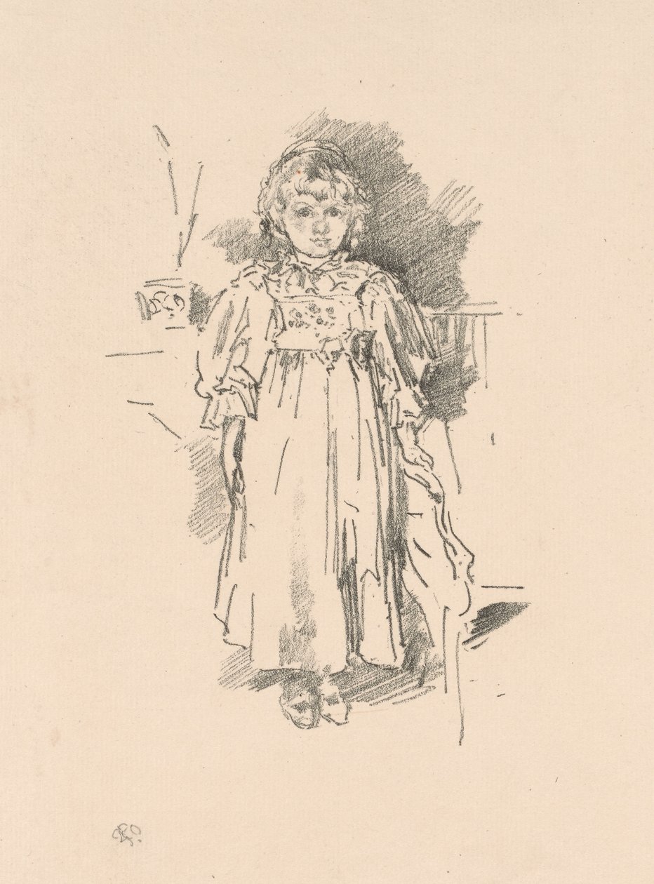 Little Evelyn by James Abbott McNeill Whistler