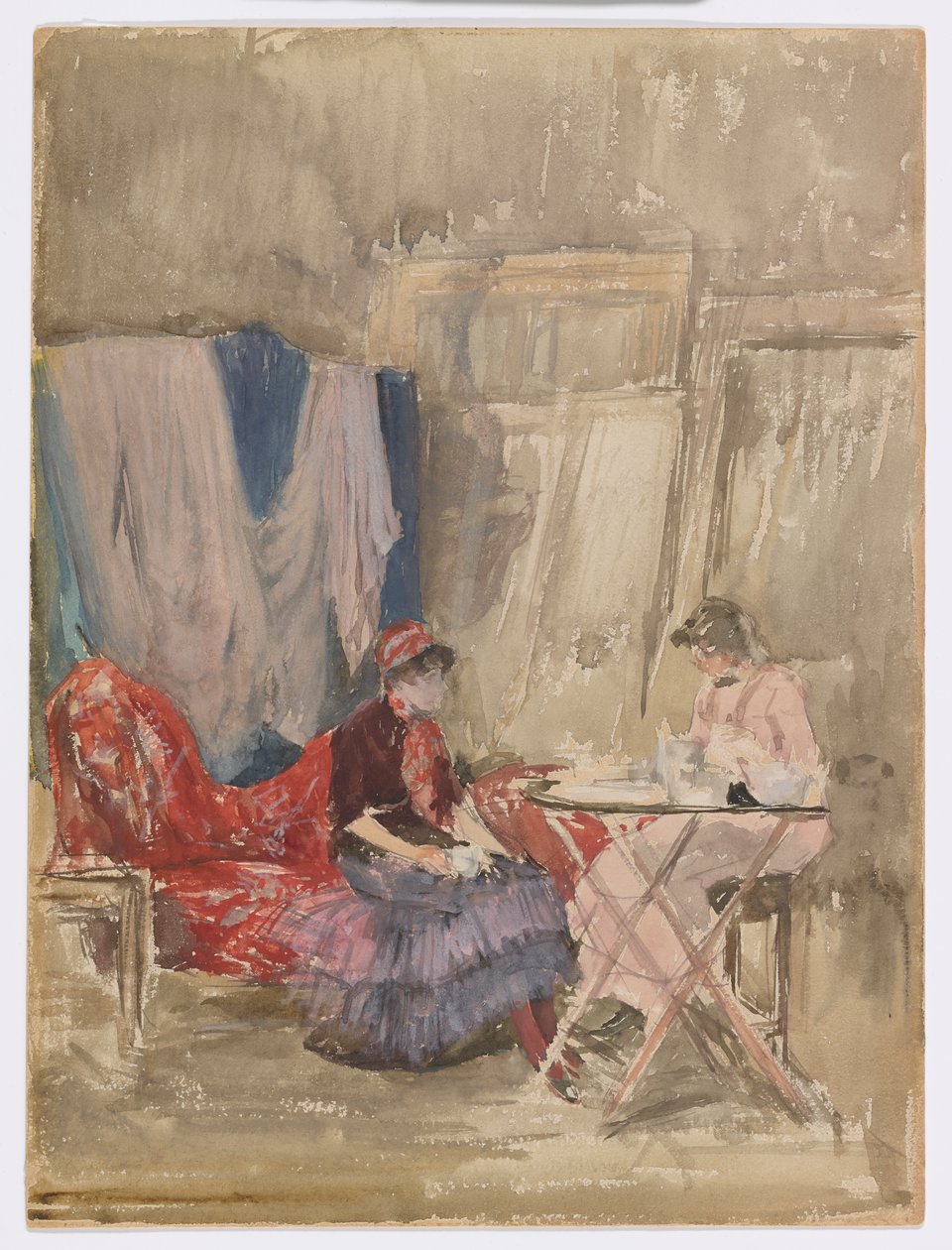 Note in Pink and Purple – The Studio by James Abbott McNeill Whistler