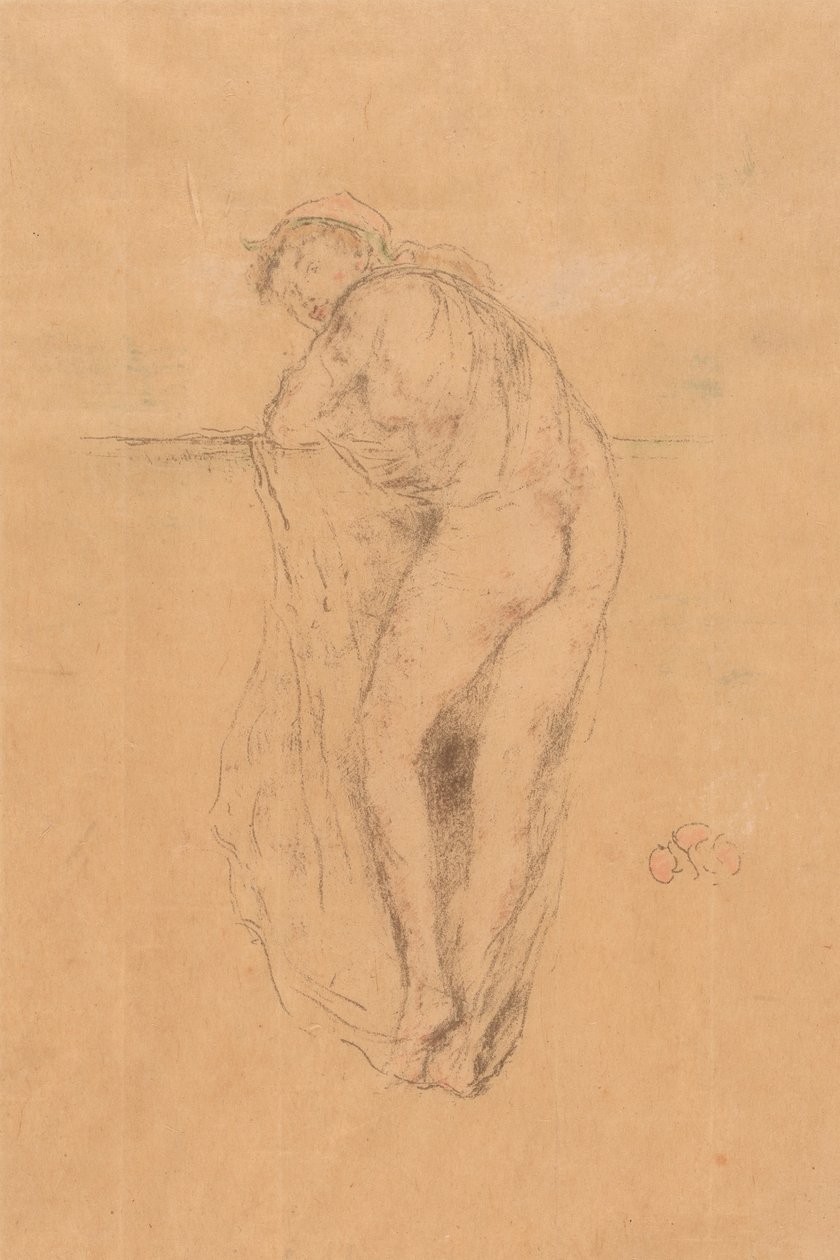 Nude Model, Back View by James Abbott McNeill Whistler