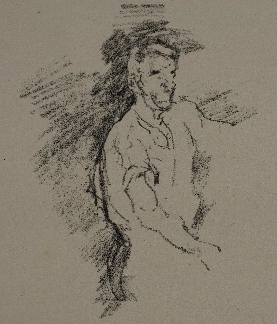 Sketch of a Blacksmith by James Abbott McNeill Whistler