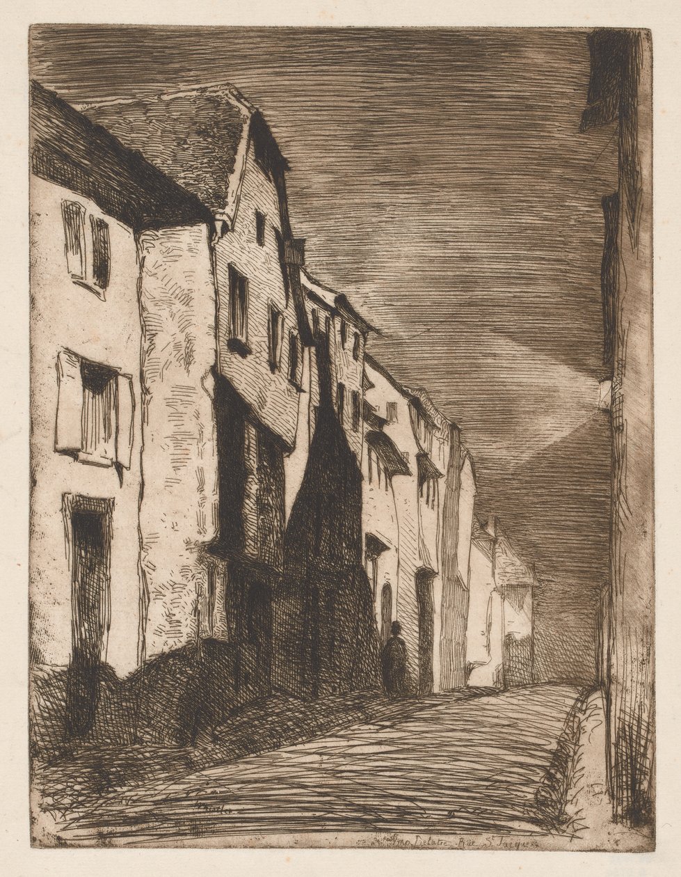 Street at Saverne by James Abbott McNeill Whistler