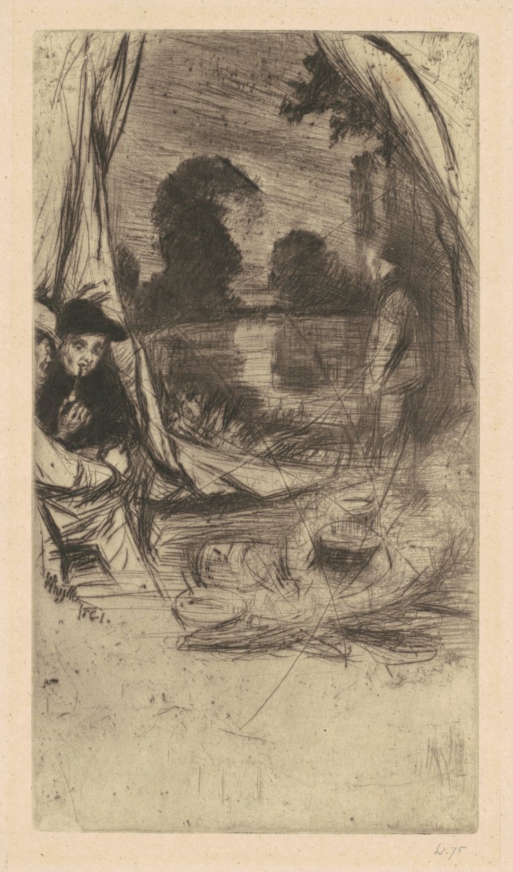 The Camp by James Abbott McNeill Whistler