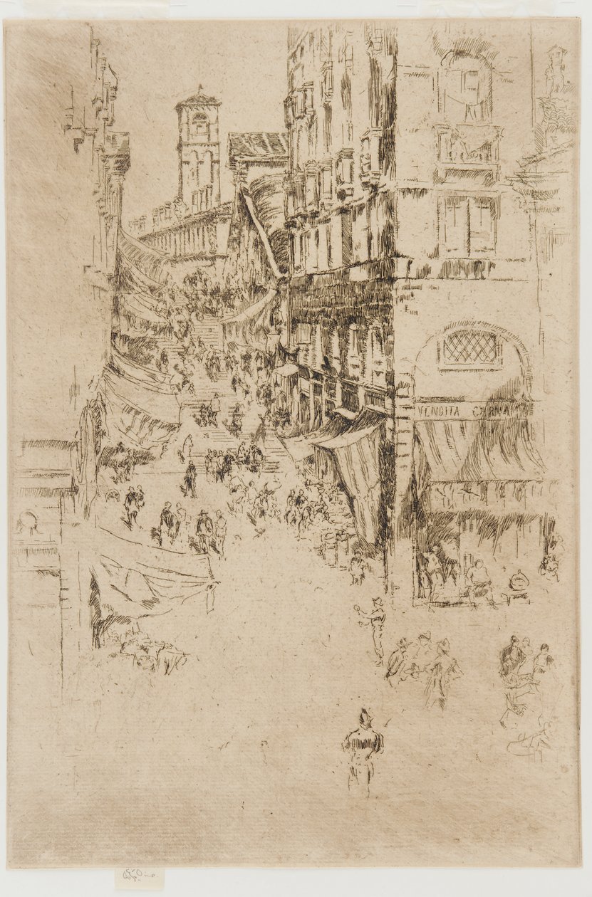 The Rialto by James Abbott McNeill Whistler