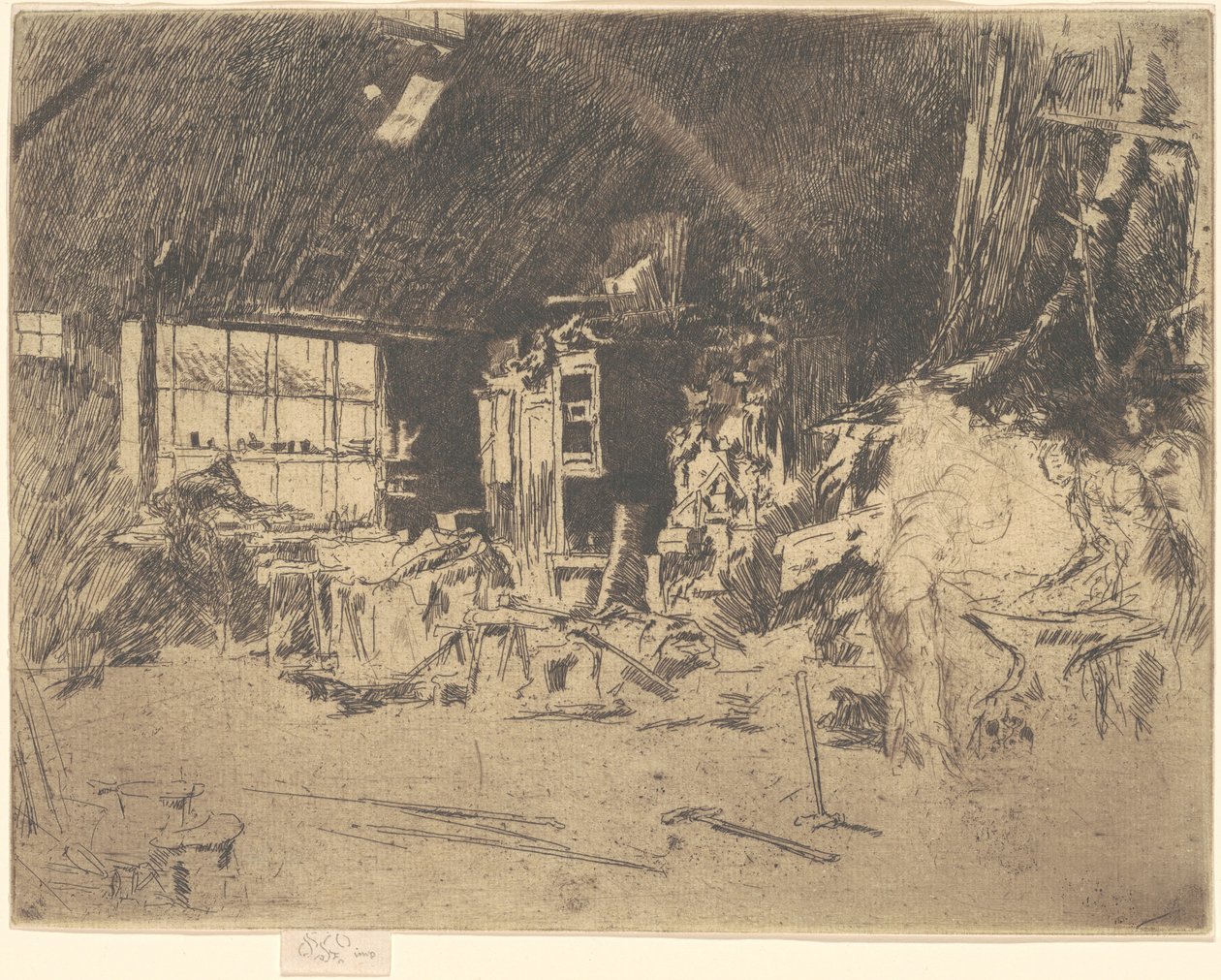 The Smithy by James Abbott McNeill Whistler