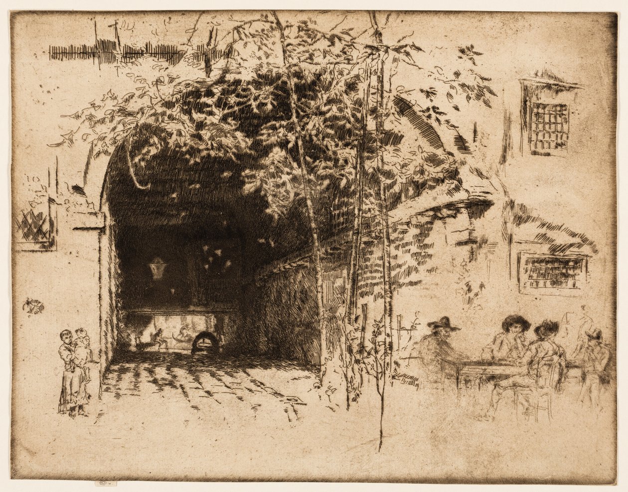 The Traghetto, No. 2 by James Abbott McNeill Whistler