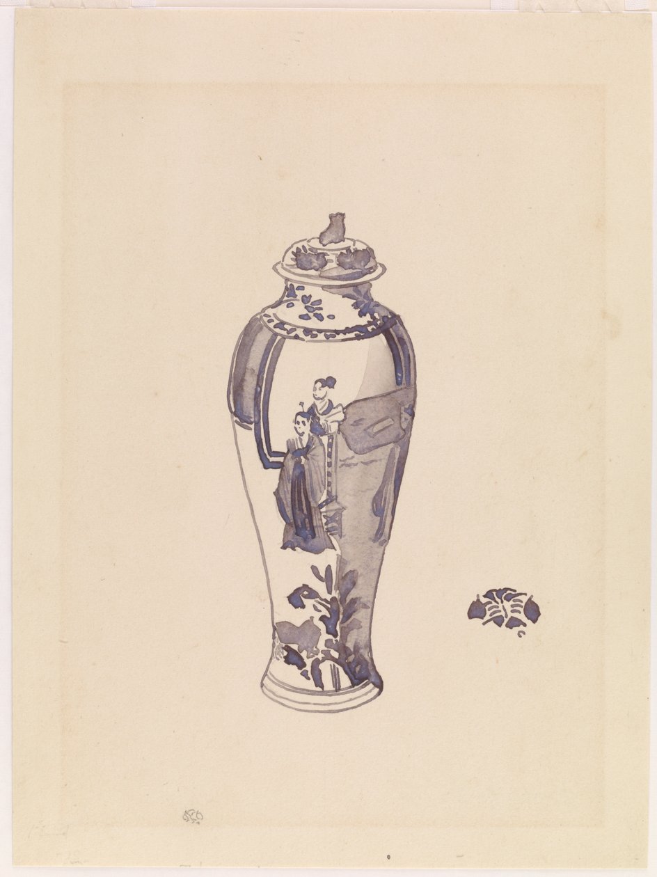 Vase with Slightly Bulging Body by James Abbott McNeill Whistler