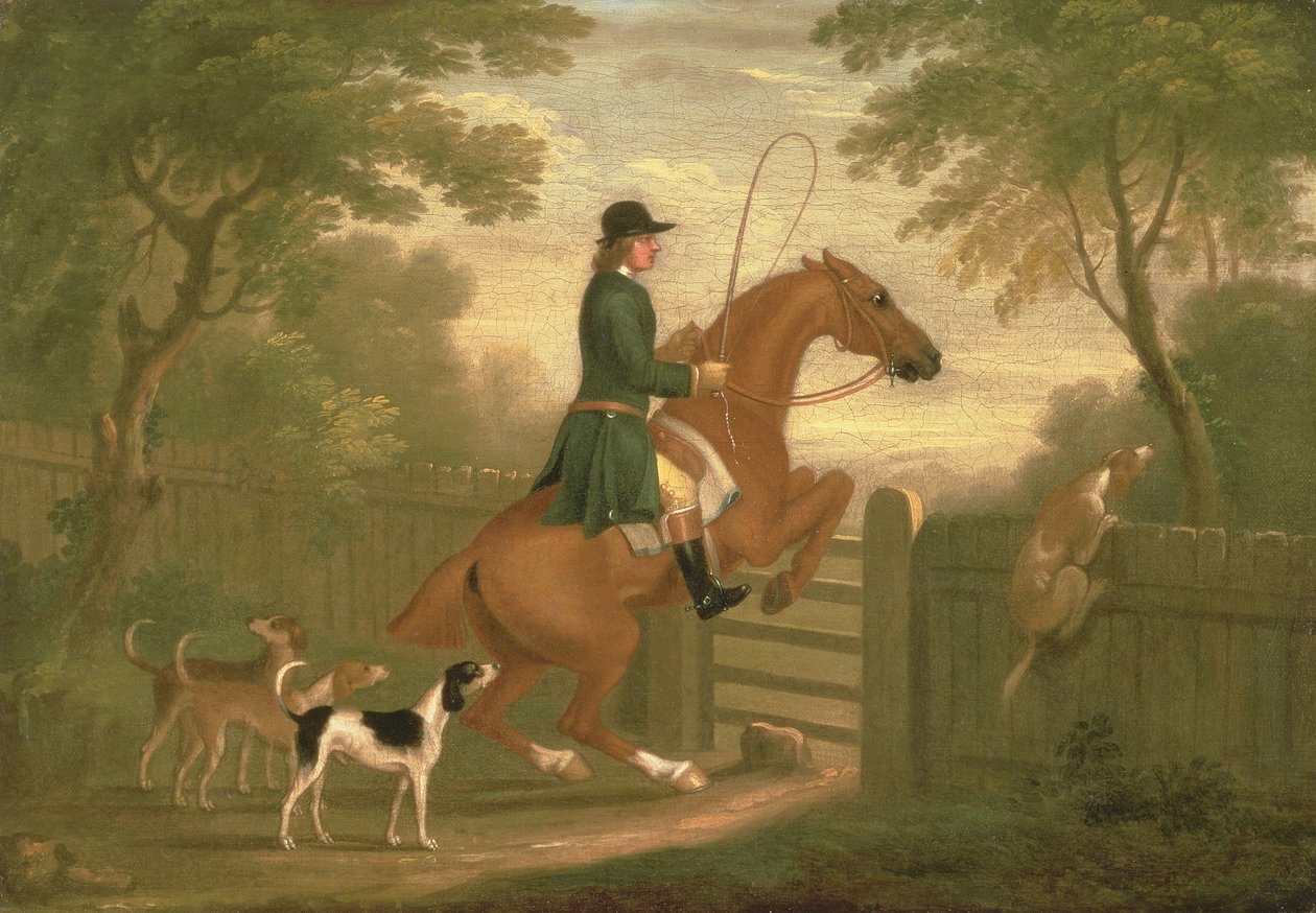 Huntsman with His Hounds in a Landscape by James Seymour