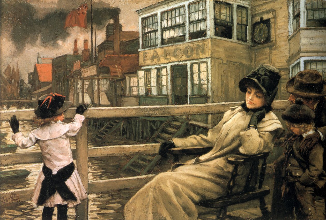 Waiting for the Ferry I by James Tissot