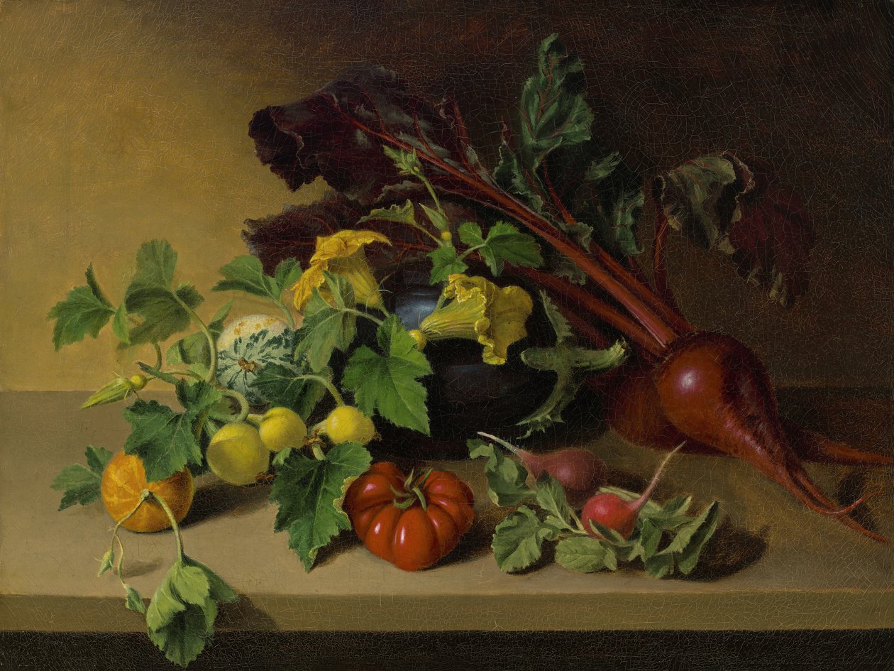 Still life with Vegetables, 1826 by James the Elder Peale